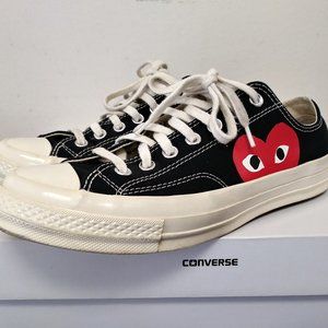 Converse Comme Des Garcons Chuck 70 All Star Low Men's 9 Women's 11